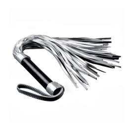 Flogger Faux Leather Silver...