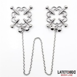 Metal Flower Nipple Clamps...