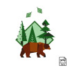 Brown bear - Vector graphics