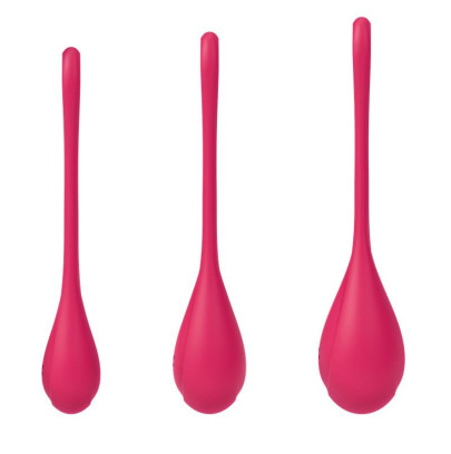 Lot de 3 boules de massage Yoni Power 1 rouge
