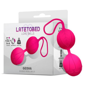Boules de Kegel doubles Geisha Rose Rouge 70 g