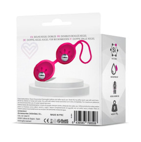 Boules de Kegel doubles Geisha Rose Rouge 70 g