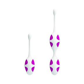 Boules de Kegel ovales Pretty Love violettes
