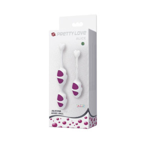 Boules de Kegel ovales Pretty Love violettes