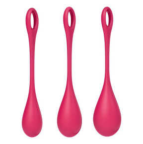 Lot de 3 boules de massage Yoni Power 1 rouge