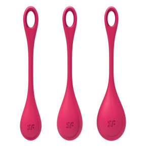 Lot de 3 boules de massage Yoni Power 1 rouge