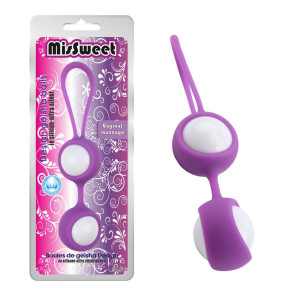 Boules de Geisha MisSweet 17,7 cm Silicone Violet