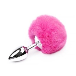 Butt Plug with Pompon Pink...