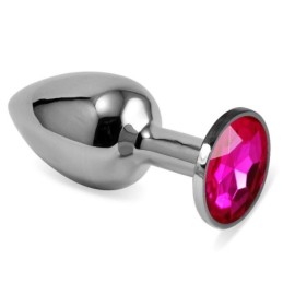 Butt Plug Silver Rosebud...