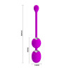 Boules de Kegel vibrantes Willie Youth avec télécommande