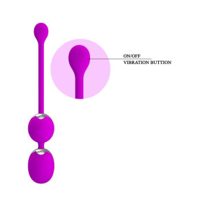 Boules de Kegel vibrantes Willie Youth avec télécommande
