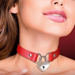 Collar with Heart Lock...